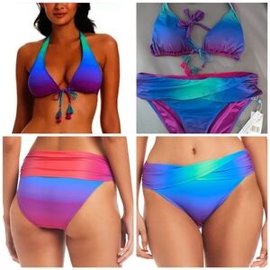 Bleu Rod Beattie - Heat Of The Moment - Gradient Bikini Set - Size 10 NWT